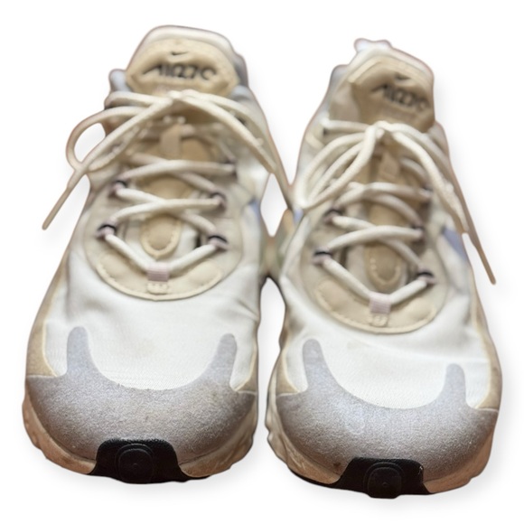 Nike Air Max 270 React Fossil Ghost Woman’s 9.5 - Picture 4 of 9